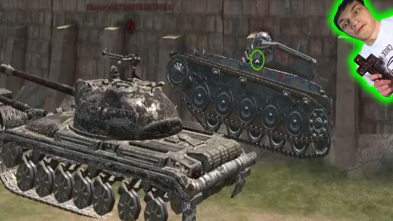 У меня танк левитирует в Мир Танков Блиц... - Приколы Фейлы Баги Tanks Реакция ! ? разбор гайд
