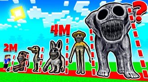 КТО САМЫЙ ВЫСОКИЙ ИЗ ЗООНОМАЛИ В МАЙНКРАФТ МУЛЬТИК ZOONOMALY