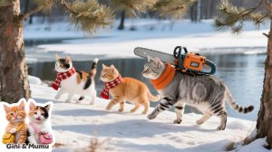 🎄 В поисках идеальной елки вместе с Папой Котом 🐾
