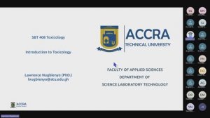 SBT 408 Toxicology - Introduction