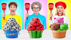 Кулинарный Челлендж# Я против Бабушки # Безумные Ситуации на Кухне от Multi DO Challenge