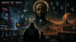 ЛОЖНЫЙ СВЕТ МАРСА — философская киберпанк-антиутопия | Аудиокнига о будущем, рекламе и реальности