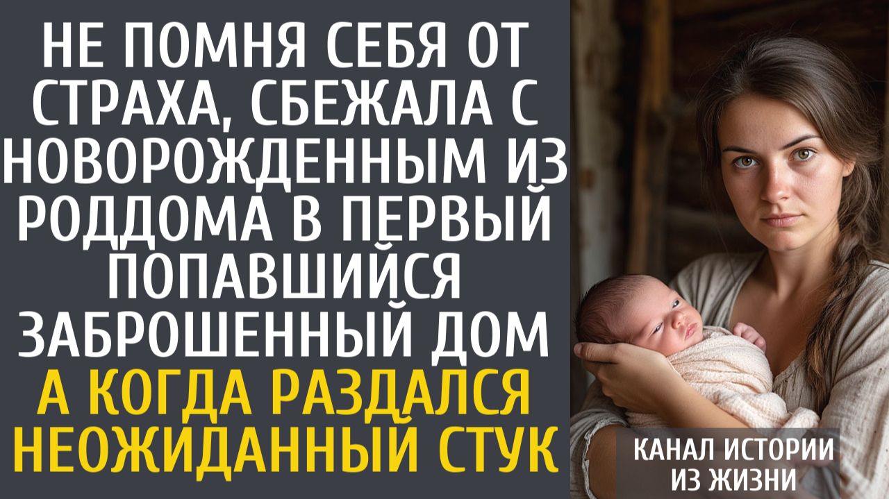 Истории из жизни Не помня себя от страха, сбежала с новорожденным из роддома в первый попавшийся дом смотреть онлайн