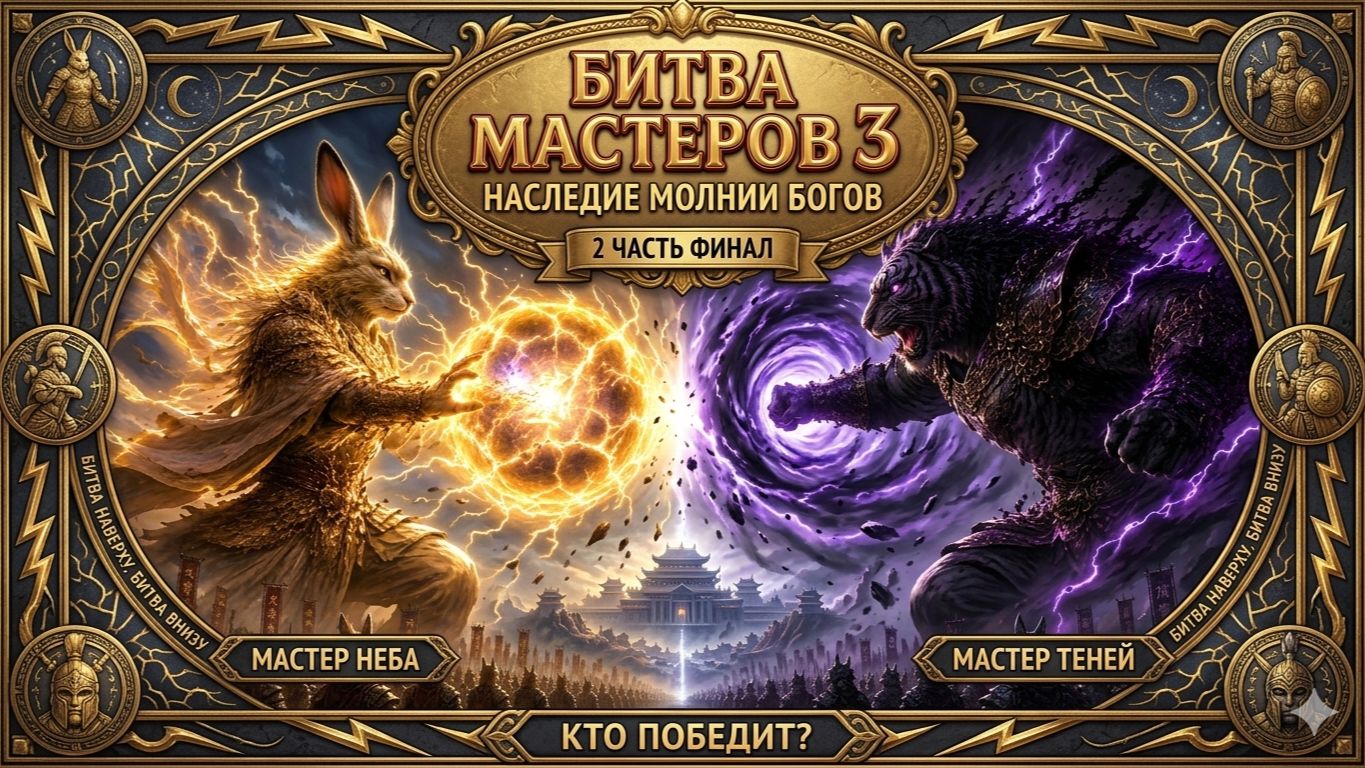 БИТВА МАСТЕРОВ 3 НАСЛЕДИЕ МОЛНИИ 2 ЧАСТЬ