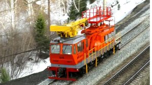 Автомотриса дизельная монтажная 1АДМ-1 3