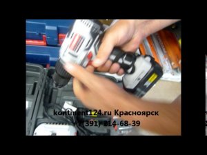 Аккумуляторная дрель шуруповерт Li Ion с бесщеточным двигателем ДАИ 18 2 Ли КНМ4
