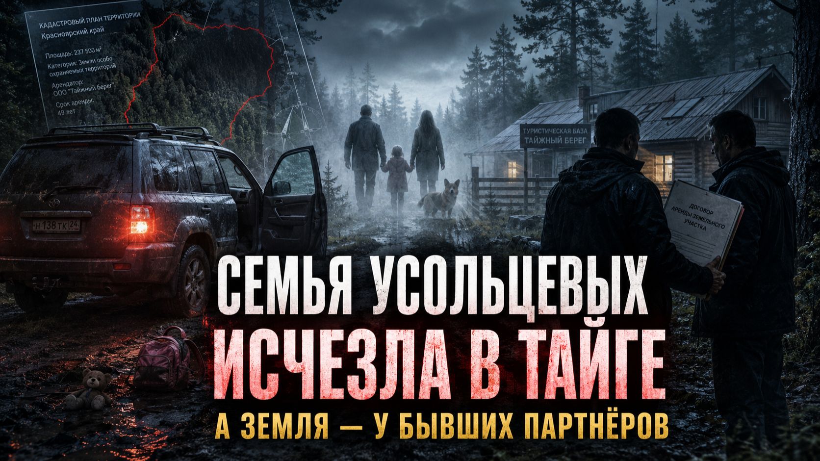 Семья Усольцевых исчезла в тайге, а земля оказалась в аренде у бывшего партнёра и директора базы.