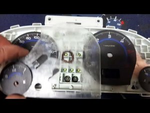 Пересвет приборной панели Газ 3110