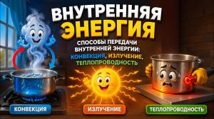 Урок 3. Физика 8 класс. Внутренняя энергия. Способы изменения.