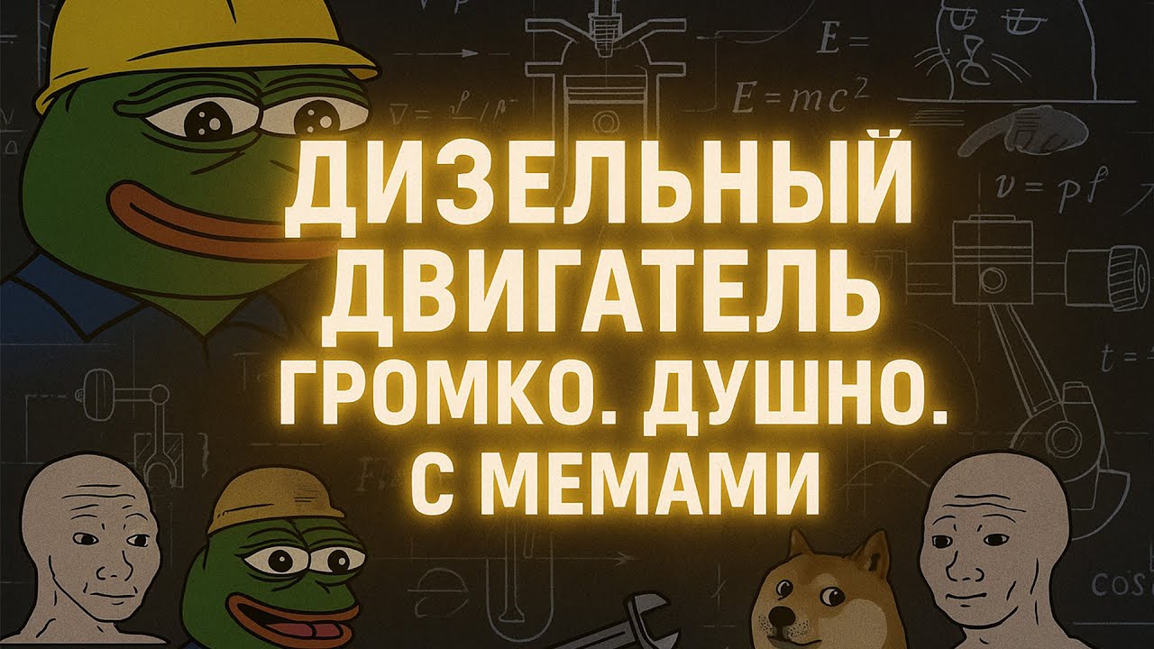 Дизельный двигатель лучше мемов и вот почему! смотреть онлайн