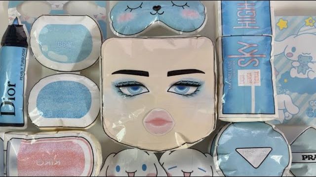 ☁️БУМЖНЫЙ DIY☁️ / Уход за кожей и макияж СКВИШИ ASMR✨ Залипательное / Бумажный сквиши 😎 смотреть онлайн