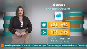 Погода в Старом Осколе на 4 июня