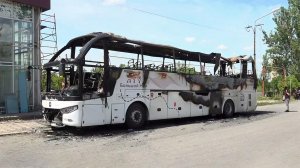 Украинские боевики ударили дроном по рейсовому автобусу в ДНР