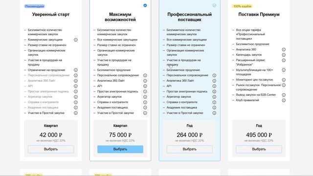 Как выбрать тариф на B2B-Center? Гайд для поставщиков смотреть онлайн