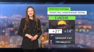 Прогноз погоды в Набережных Челнах на 5 июня 2026 г.