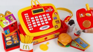 Кассовый аппарат МакДональдс (McDonald's)! Распаковка и Обзор ярких игрушек! Мультики для детей!
