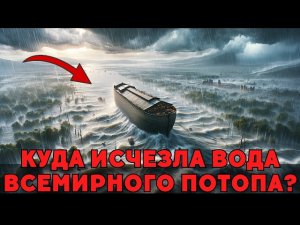 Куда делась вода после потопа? Версия, которую долго не обсуждали