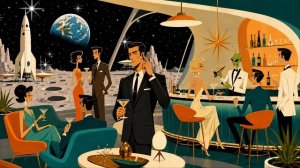 60s Spy Jazz Cocktail Lounge Music ｜ Martinis on the Moon Deck