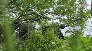 Боевая работа снайперских пар ГрВ «Центр»