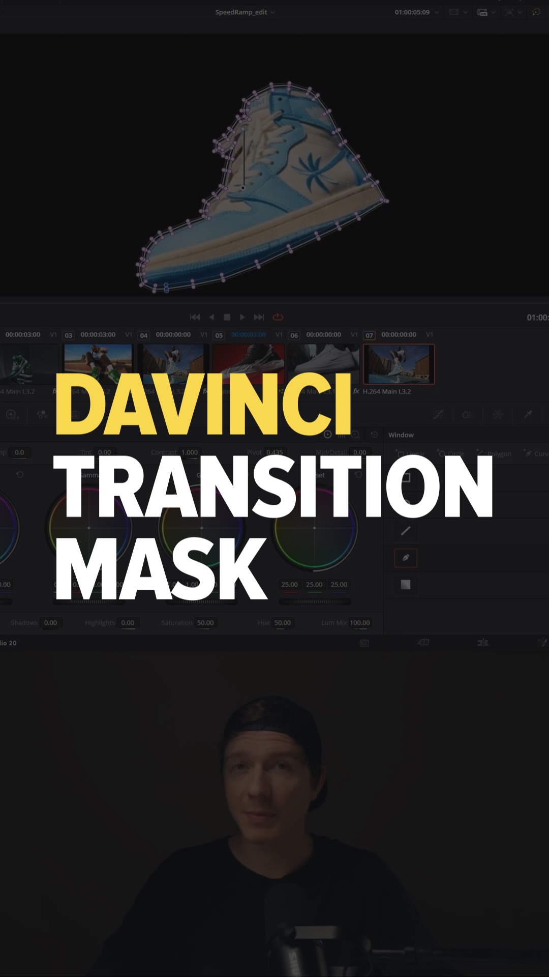 DAVINCI TRANSITION MASK смотреть онлайн