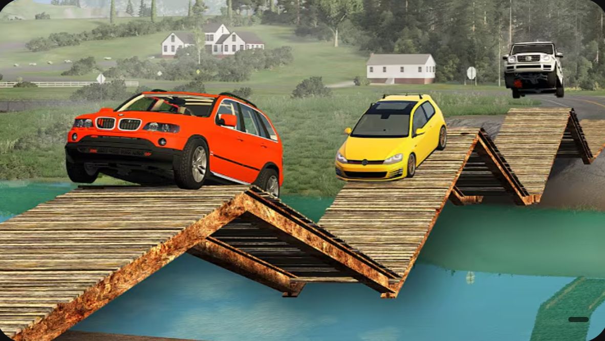 Автомобили против разрушенного моста — BeamNG Drive — 🔥 ULTIMATE Edition: Компиляция 2 смотреть онлайн