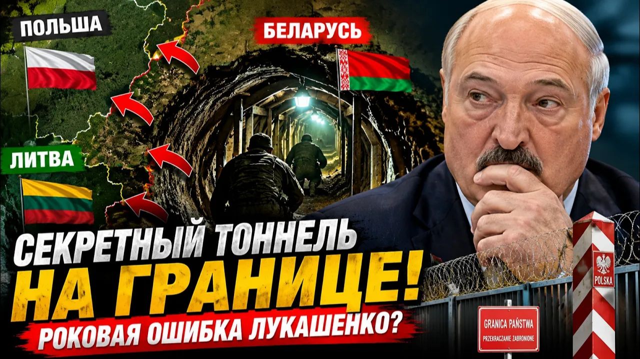 ПОЛЬША ОБНАРУЖИЛА СЕКРЕТНЫЙ ТОННЕЛЬ НА ГРАНИЦЕ С БЕЛАРУСЬЮ — РОКОВАЯ ОШИБКА ЛУКАШЕНКО 🚨 смотреть онлайн