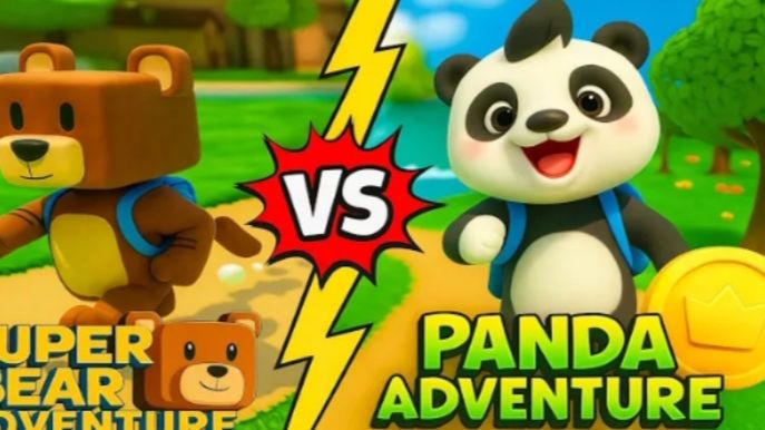 Играю в Super bear adventure! смотреть онлайн