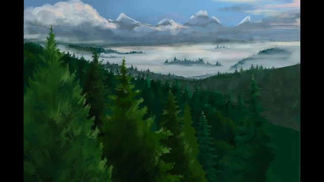 Рисуем вместе — процесс рисования в Procreate и Photoshop. смотреть онлайн