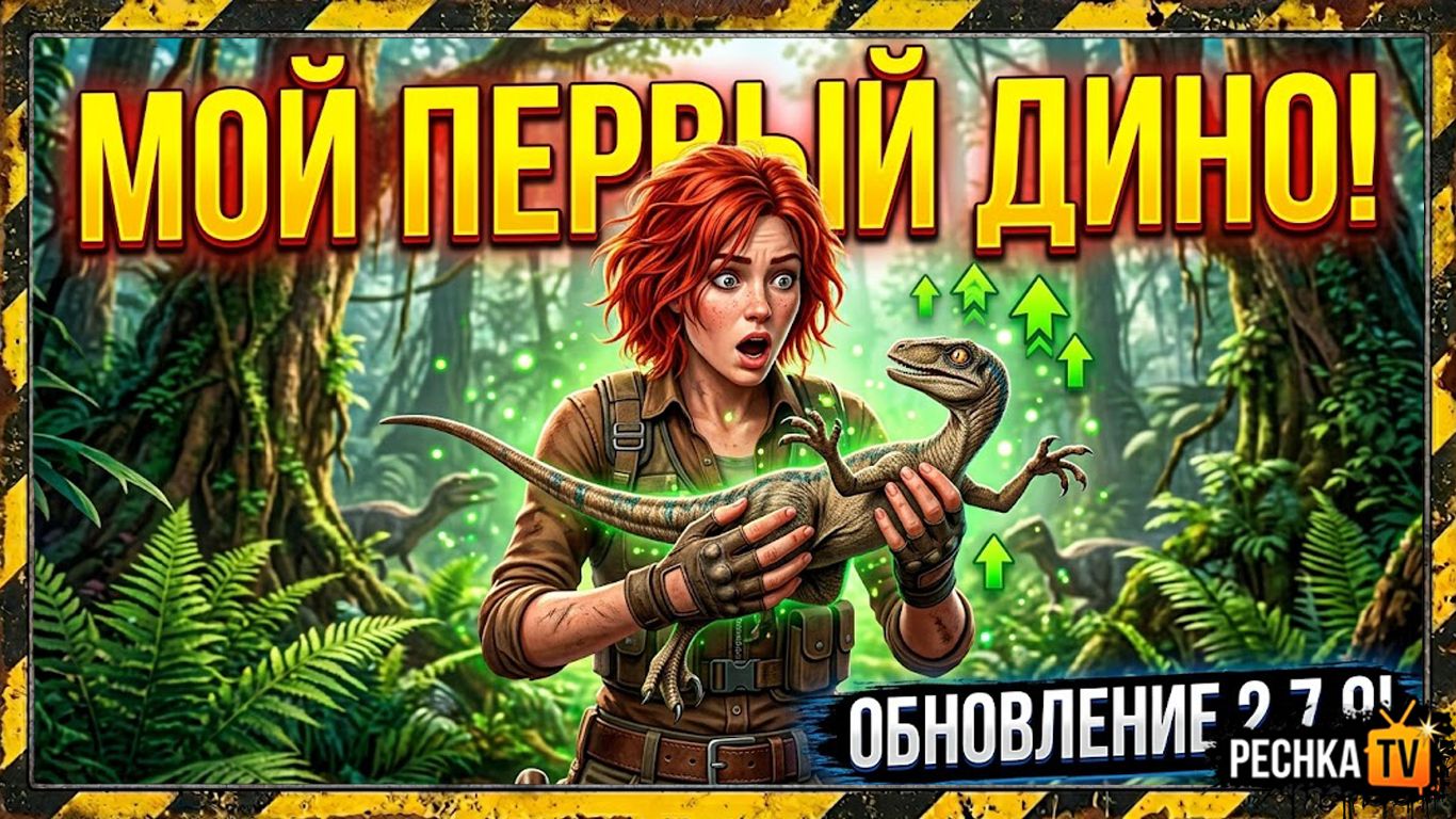 ОБНОВЛЕНИЕ 2.7.9 И НОВЫЙ СЕЗОН Jurassic Survival! МОЙ ПЕРВЫЙ ДИНОЗАВР И ОТКРЫТИЕ БОЛОТ | PECHKA TV смотреть онлайн