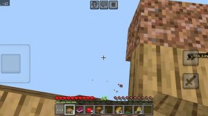 играю на Скай блоке в маинкрафте 2 серия(сори что без звука)