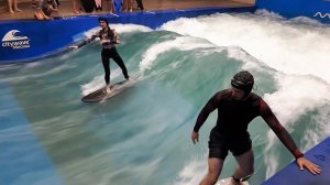 Flow Moscow Surfing in the pool.