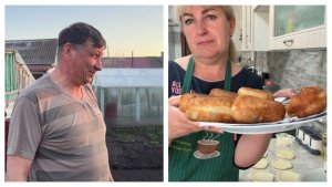 Встретила МУЖА с ПИРОЖКАМИ 😅 а он на обход огорода🤣