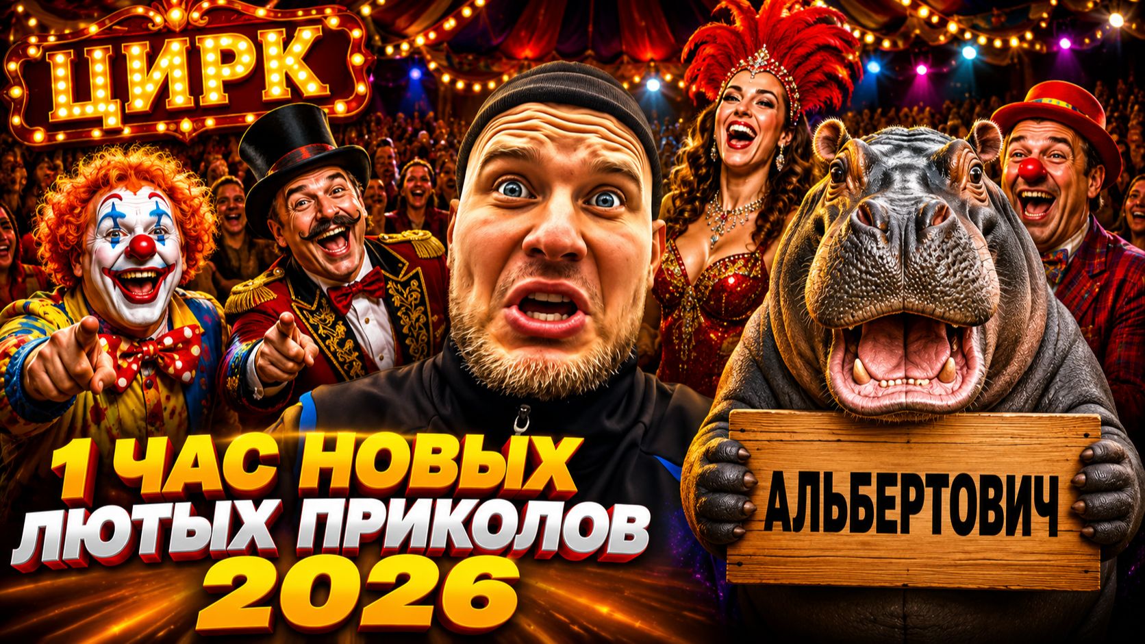 🔥😂 1 ЧАС НЕРЕАЛЬНО ЛЮТЫХ ВИДЕО ПРИКОЛОВ 2026! 🔥🤣 ЛУЧШИЕ СКЕТЧИ, РЖАЧ ЮМОР 🤯 НАТУРАЛ АЛЬБЕРТОВИЧ смотреть онлайн