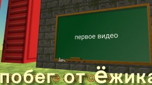 первое видео побег от ëжика (сорри за звук)