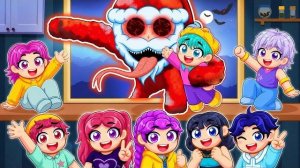 Наши 8 малышей играют в прятки с ГУ-ГУ ГАГОЙ в Roblox! | Kpop Охотники на демонов