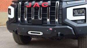 JAC T9: передний бампер и площадка лебёдки РИФ. Обзор и установка