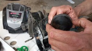 Ремонт двигателя BRIGGS & STRATTON.+Устранение обратной отдачи при заводе.