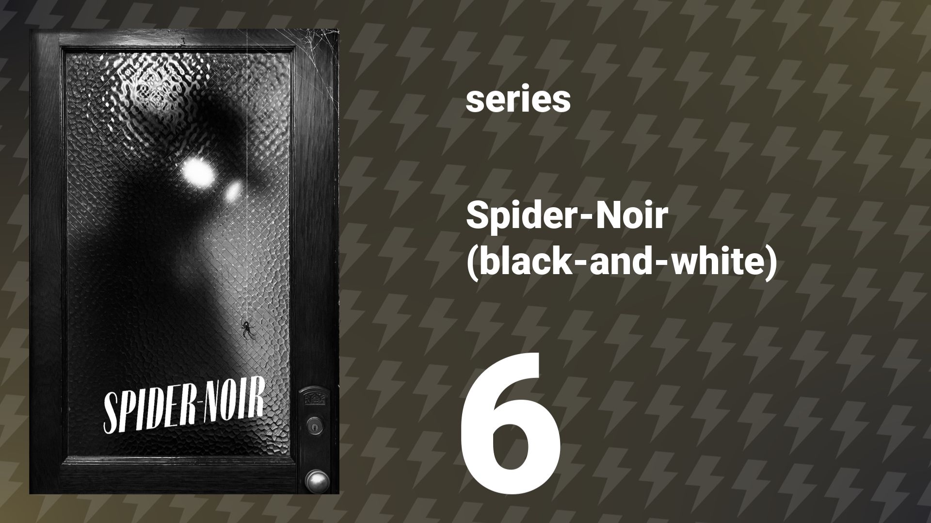 Spider-Noir (black-and-white) Episode 6 «Nightmare on a Gurney» (series, 2026) смотреть онлайн