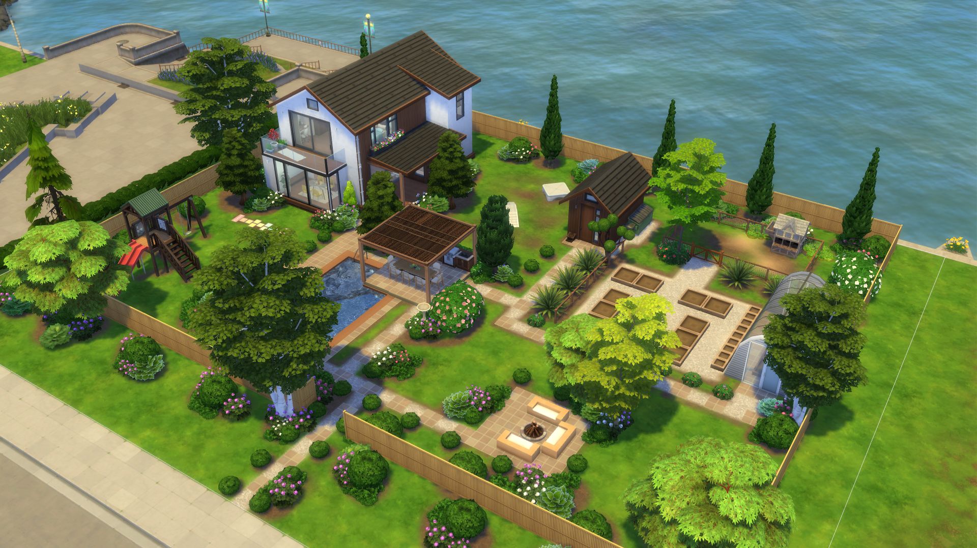 СЕМЕЙНЫЙ ДОМ / СТРОИТЕЛЬСТВО СИМС 4 / FAMILY HOME THE SIMS 4 смотреть онлайн
