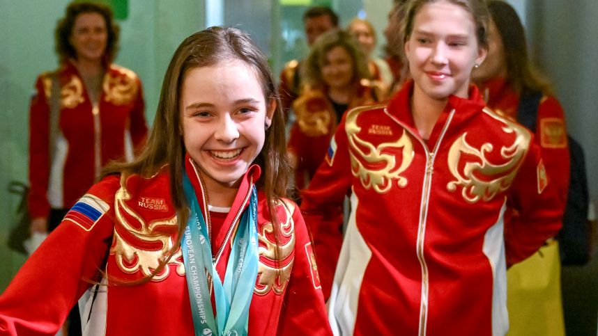 Российские гимнастки завоевали больше всех медалей на чемпионате Европы
