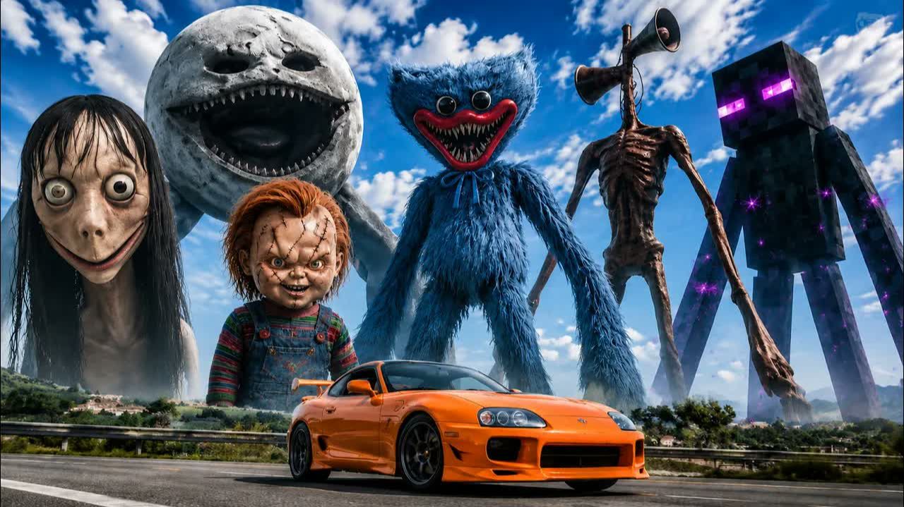 SUPRA против 15 гигантских монстров! #8 (Сиреноголовый, Чакки, Эндермен) смотреть онлайн