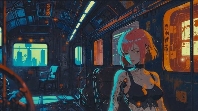 Alone on the Train – Cyberpunk Lofi Chill смотреть онлайн
