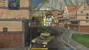 Tanks Blitz # T77 тяжёлый танк Vlll уровня. Ещё один бой.
