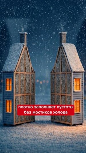 С минеральной изоляцией на основе стекловолокна вам будет тепло в доме