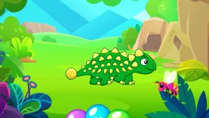 Динозавры, игры для детей.