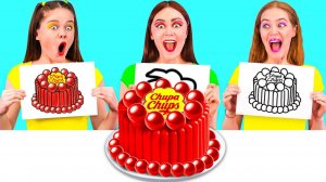 Кто Лучше Нарисует Предмет, Получит Его # Эпичная Битва c Едой от Fun Challenge