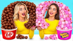 Жевательная Резинка vs Шоколадная Еда Челлендж # Простые Кулинарные Рецепты от Multi DO Joy