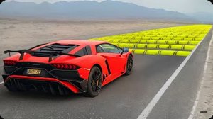 #2: Автомобили против 100 лежачих полицейских подряд в BeamNG Drive!