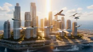 Future Ocean City 2100 🌊 Luxury Floating Megacity ｜ Cinematic Sci-Fi Ambient