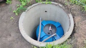 Насосная станция и ёмкость в колодце